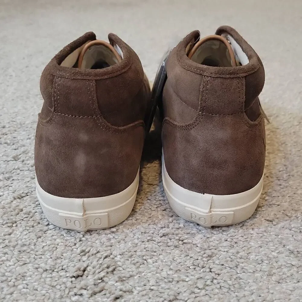 Polo Ralph Lauren Men's Keaton Suede Lace-Up Chukka Sneakers Size 14